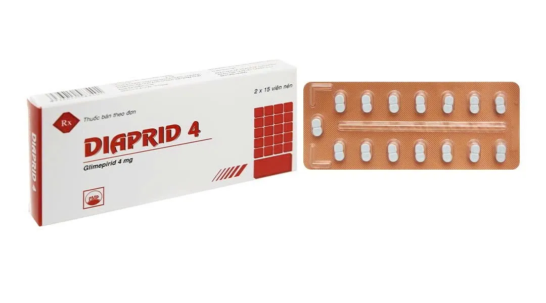 Diaprid 4mg Pyme (H/30v) – Kiểm soát đường huyết hiệu quả cho tiểu đường type 2